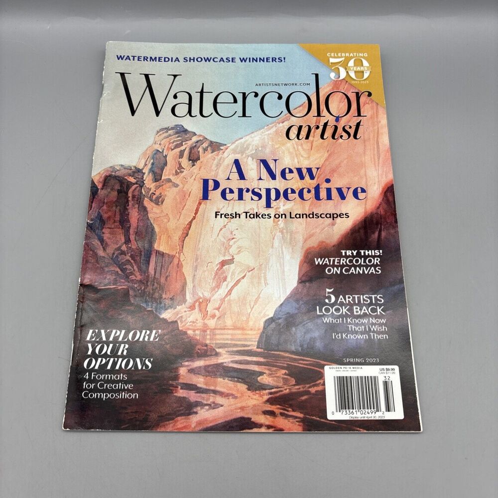 Watercolor Artist Mag. Anew Perspective Spring 2023